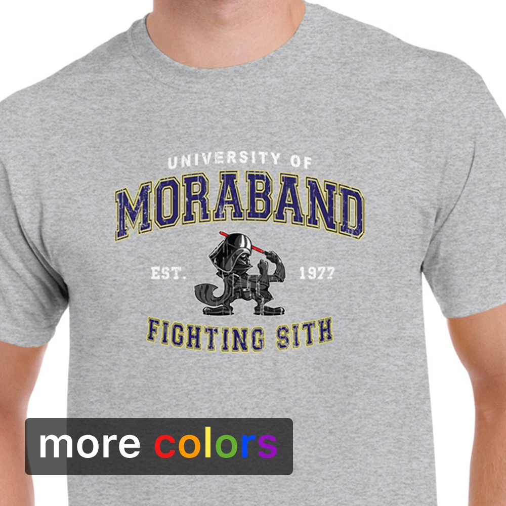 Star Wars Darth Vader Moraband T shirt Mens Notre Dame Fighting