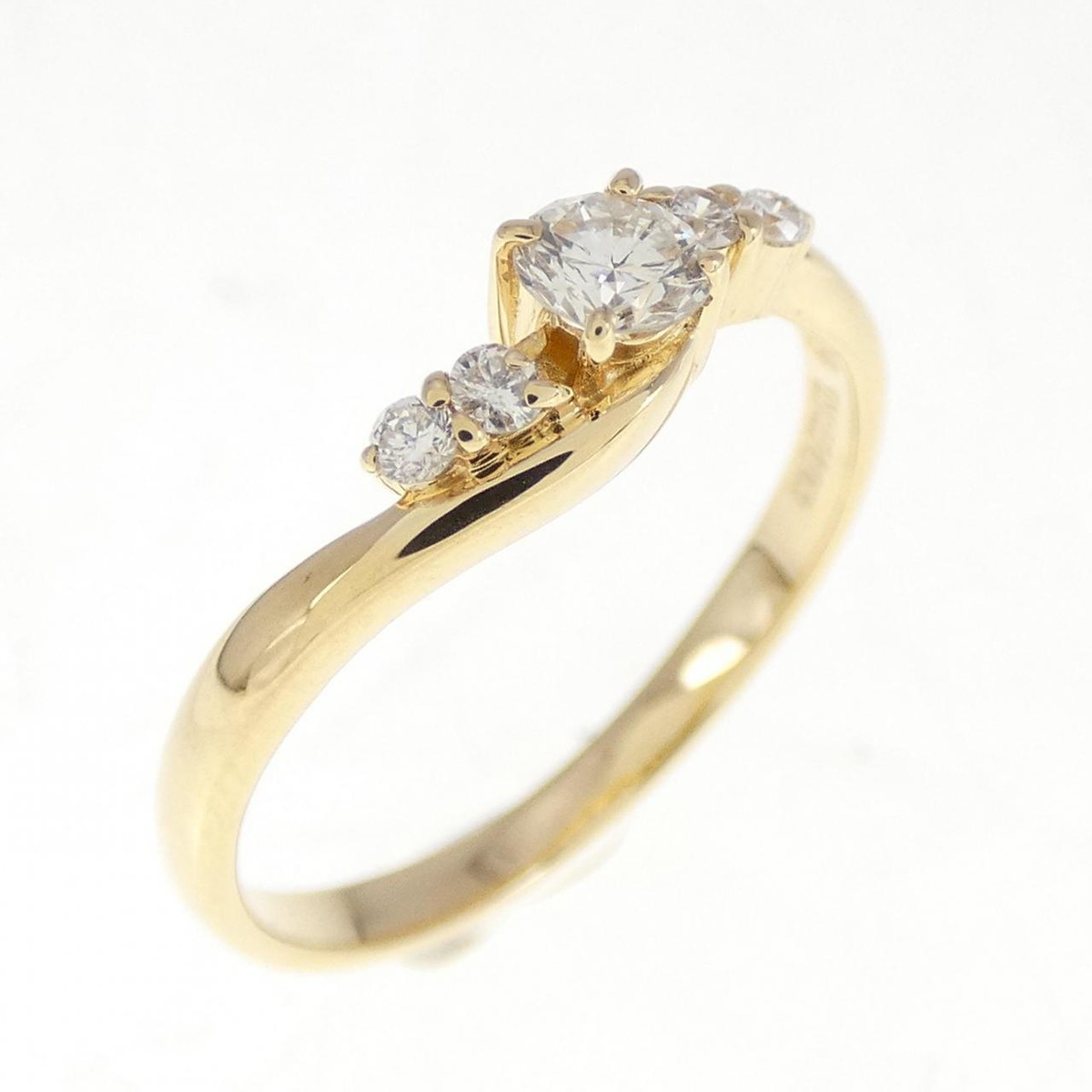 Authentic K18YG Diamond Ring 0.17CT #260-007-358-8269 | eBay Authentic K18YG Diamond Ring 0.17CT #260-007-358-8269 | eBay