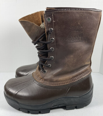 🔥 Sorel • Kaufman Canada Leather Rubber Waterproof Snow Boots