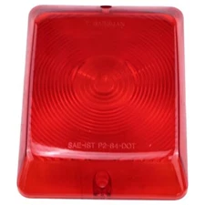 Red Tail Light Replacement Lens 34-84-010 3484010 For Bargman 84, 85, 86 Series