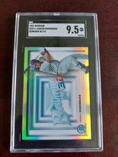 2022 BOWMAN CHROME JASSON DOMINGUEZ  BOWMAN IN 3D * B3D-6 * SGC 9.5 MINT +  ⚡️⚡️