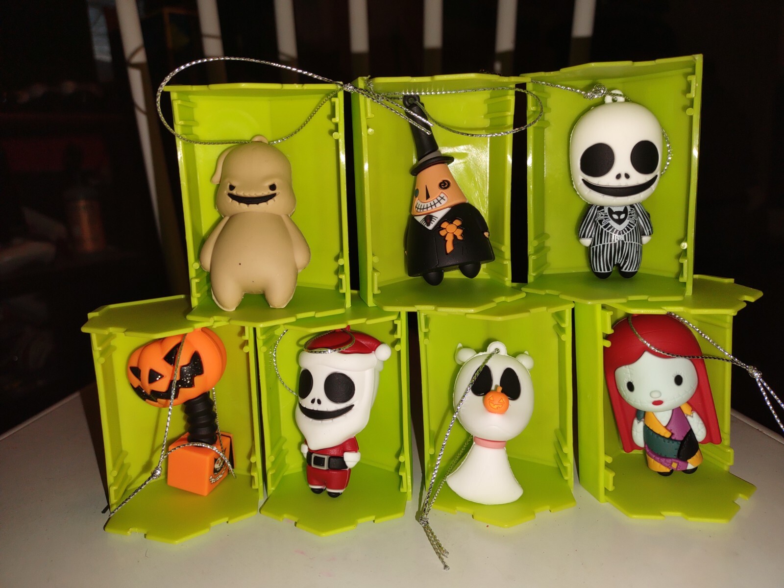 2022 Hallmark Nightmare Before Christmas Mystery Ornament Complete Set