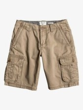 Quiksilver Beige Boy's Everyday Deluxe Cargo Shorts Size 27