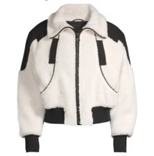 MOOSE KNUCKLES Sherpa Nellis Bomber Jacket. Size: small. Worn Once