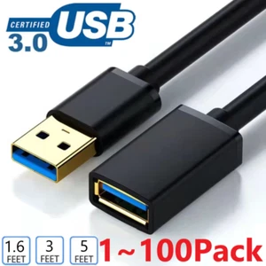 Adaptateur de câble d'extension USB3.0 TypeA Hommes à femmes LOT