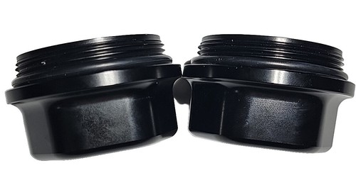 2x Tapas Billet para remolque Vortex Buje Atado Tapa de repuesto y junta tórica - Imagen 2 de 5