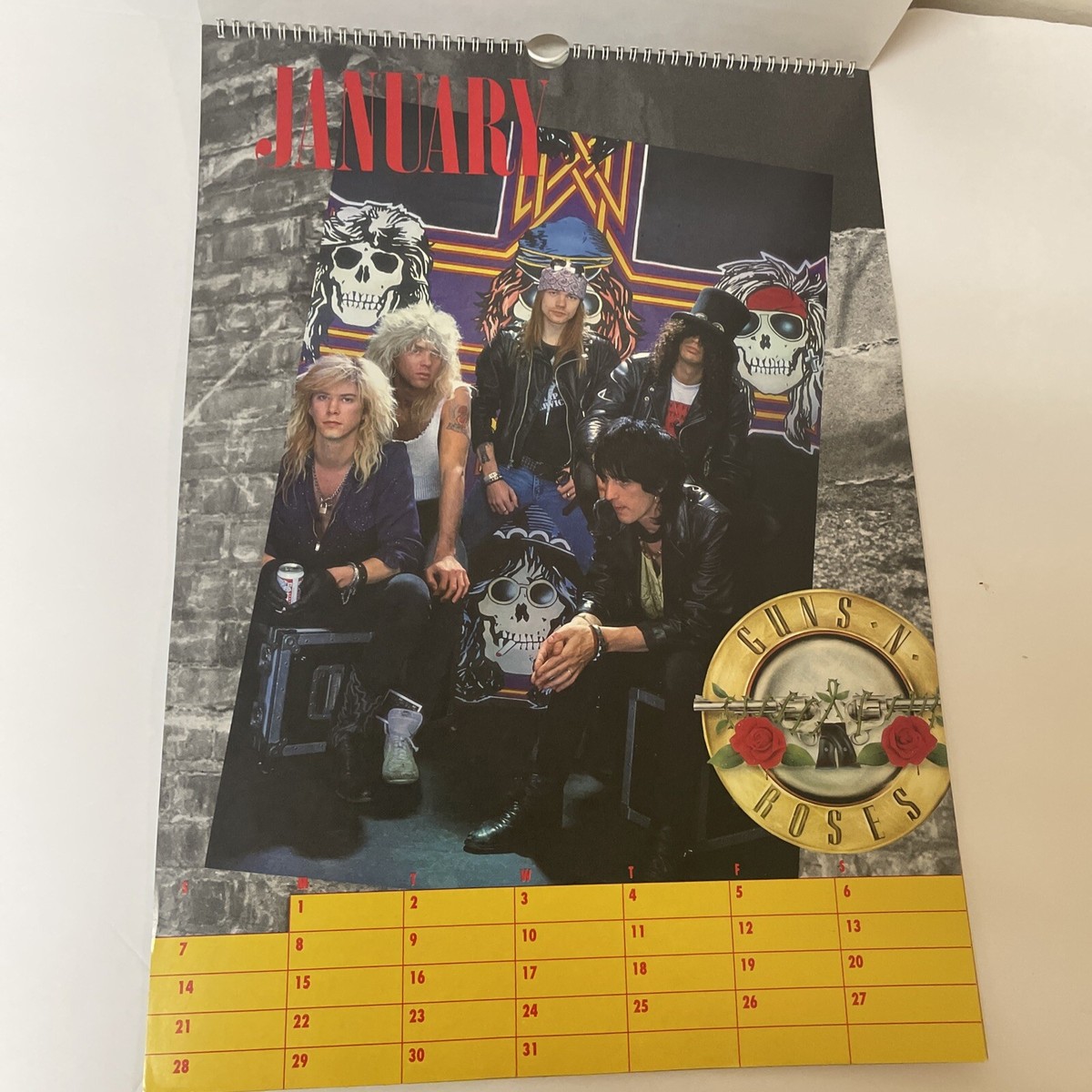 Guns N' Roses 1990 カレンダー Guns N' Roses 1990年カレンダー 【公式通販】