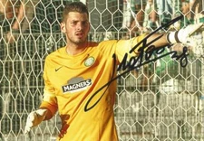 CELTIC: LEONARDO FASAN SIGNED 6x4 ACTION PHOTO+COA