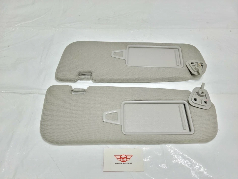 2009-2012 Hyundai Genesis Coupe Sun Visor Sunvisor Front Left & Right Side Gray Foto 3 de 4