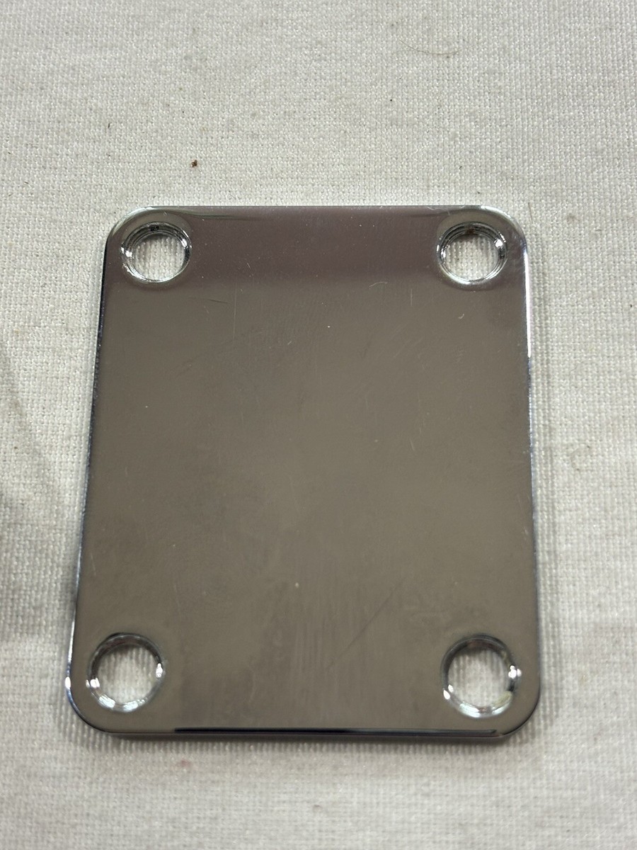 2004 Fender Stratocaster MIM Neck Joint Plate Chrome w/ HW | eBay