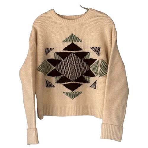 Batoner AGING WOOL RAGLAN SLEEVE CREW NECK Knit Sweater Long 3