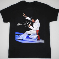 RARE Elvis Presley Elvis In Concert 90s Gift For Fan Black All Size Shirt FA862