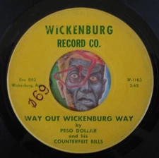 HEAR Peso Dollar 45 Way Out Wickenburg Way/Hundred Years Ago rockabilly country