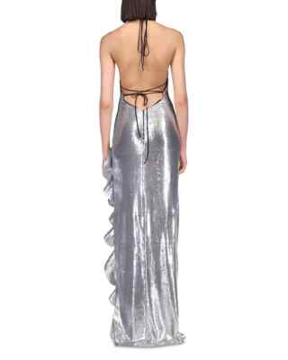 david koma crystal tube halter wrap dress DAVID KOMA Crystal Mini Dress