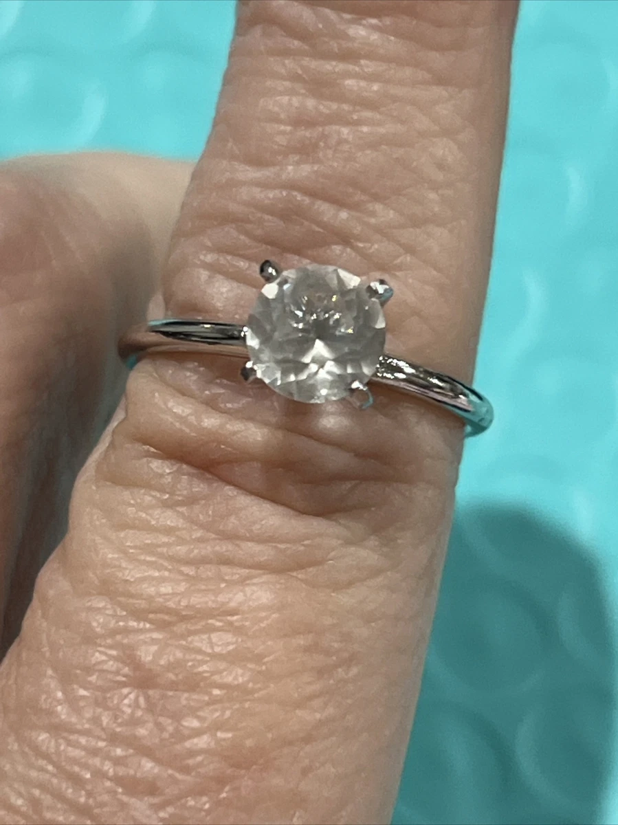 uncas ring size 8 solitaire uncas logo estate jewelry eBay