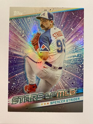 2024 Topps  Baseball Spencer Strider SMLB-32 Stars of MLB Atlanta Braves I-458