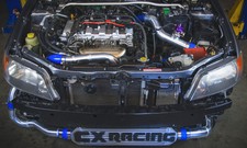 Cx Alum Intercooler Piping Tube Kit Blue For 2003 Mazdaspeed Protege 2.0l Turbo