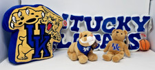 LARGE ASSORTMENT LOT KENTUCKY WILDCATS STUFFED PLUSH SPIRIT NAME PILLOW BEARS
