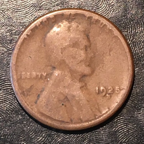 1925-S Lincoln Cent - High Quality Scans #K812
