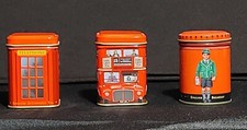 Ahmad New English Tea - Set of 3 Empty Tea Tins 3" 2015