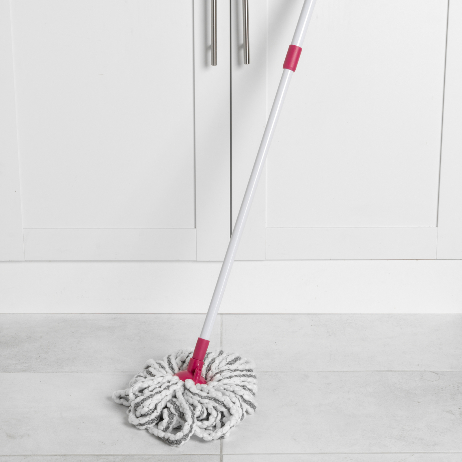 Kleeneze Microfibre Floor Mop Antibac Traditional Style With Extra Mop