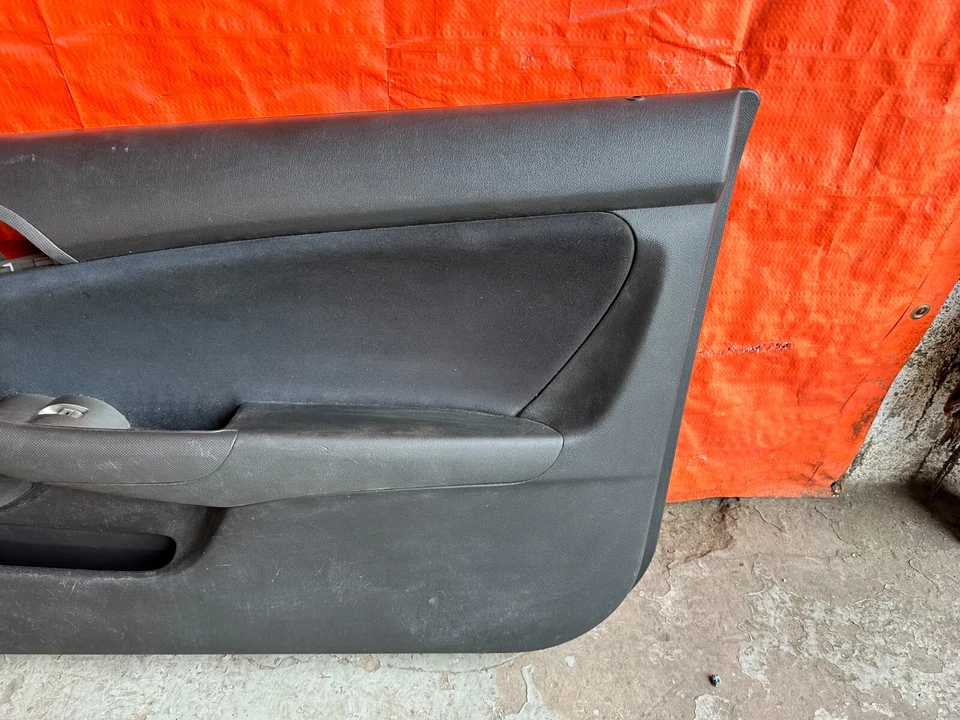 02-06 ACURA RSX - 左右黑色门板带麂皮绒插入 - 原始设备制造商工厂 — 第 3/4 张图片