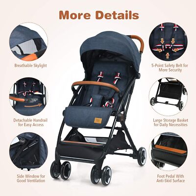 double stroller lightweight travel Vomeast double stroller for Twins, Foldable Lightweight Travel Strolle   WISAIRT