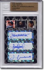 Jose Tabata * ELVIS ANDRUS * Fernando Martinez * Rookie Autograph BGS Auto 1/3