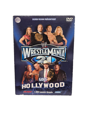 WWE Wrestlemania 21 goes Hollywood 3 DVD Sammler Ausgabe