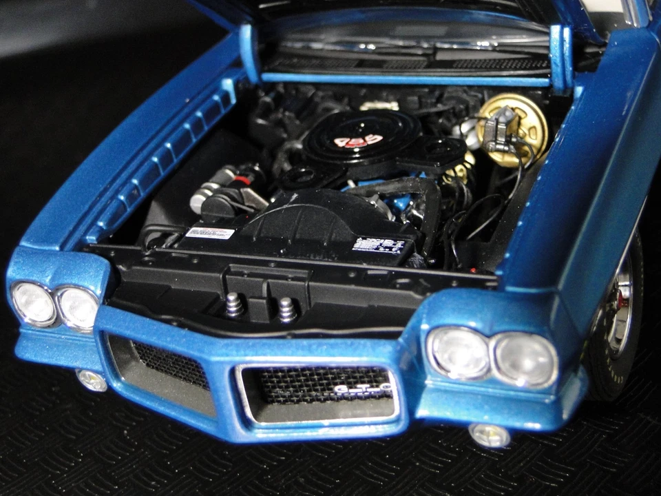 Pontiac GTO clásico construido a medida metal modelo 1 24 Hot Rod coche de carreras 18 1967 1970 Foto 3 de 4