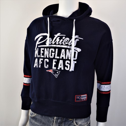 Patriots New England AFC East Hooded Sweatshirt NFL Football Youth Sz S Vintage