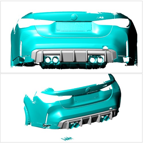 For BMW G80 M3 G82 G83 M4 2021-24 Real Carbon Rear Bumper Diffuser Lip Body Kits - Picture 6 of 14