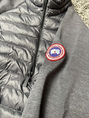 Canada Goose HyBridge Knit Packable Pullover Wool Goose Down