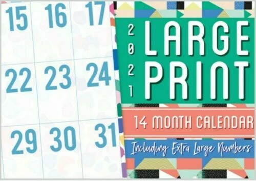 Large Print Current Calendars