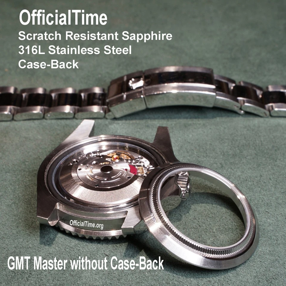 OfficialTime Transparent Case-Back for Rolex GMT-Master II #116710 & #126710 - Image 4 of 4