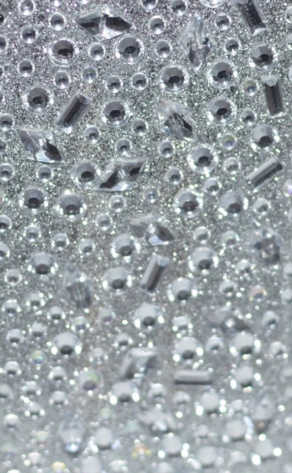 NEW BATH & BODY WORKS SILVER TOSSED GEMS GENTLE FOAMING HAND SOAP SLEEVE HOLDER - Image 4 of 4