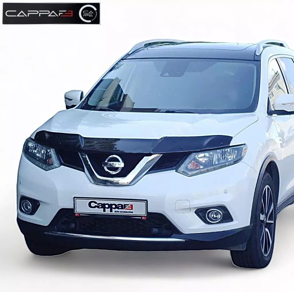 Black Bonnet Protector Wind Stone Deflector FITS Nissan X Trail T32 2013 2021