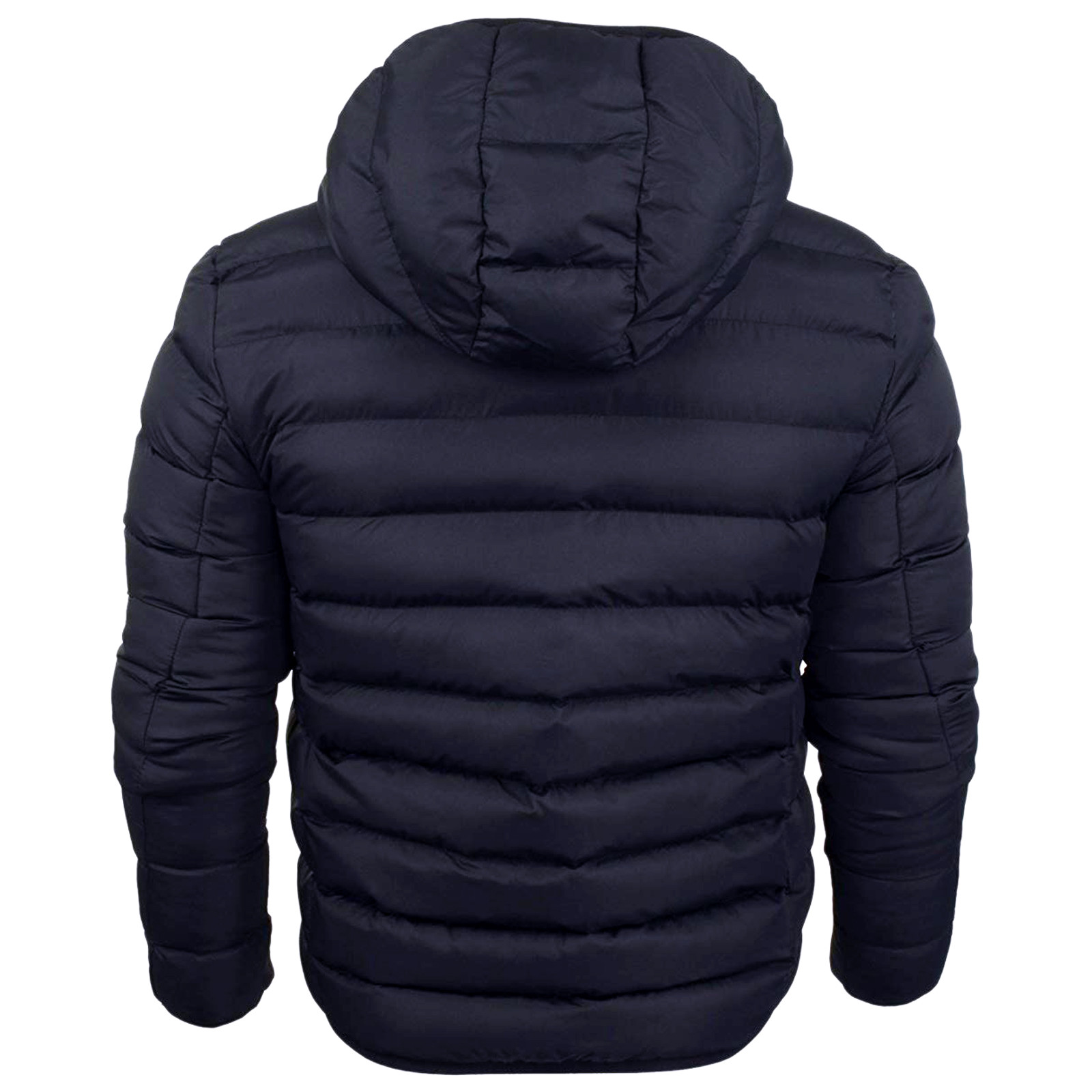 BOYS HOODED PADDED JACKET BACK TO SCHOOL PUFFER PUFFA WARM WINTER ...