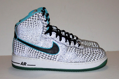 Men's Nike AF-1 CMFT PRM Reflect Silver Black Gamma Blue 555107