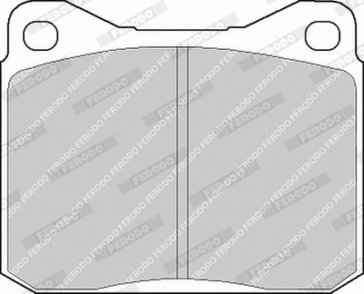 FERODO FVR129 Bremsbelagsatz, Scheibenbremse für VW