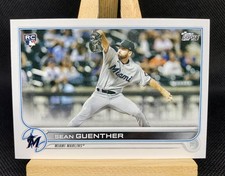 2022 Topps #471 Sean Guenther Rookie Miami Marlins
