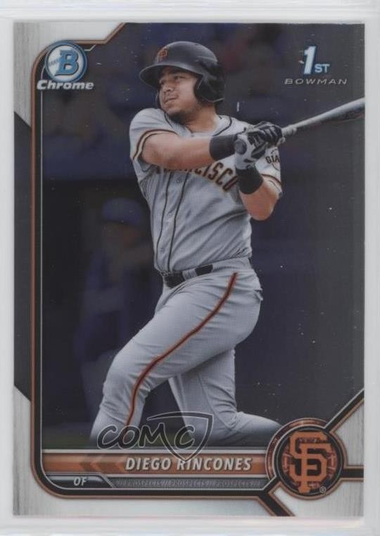 2022 Bowman Chrome Prospects Diego Rincones #BCP-65 7at