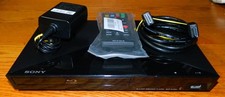 Sony BDP-S1200 Blu-ray Disc/DVD Player WiFi Streaming w/ Remote Power Cord HDMI
