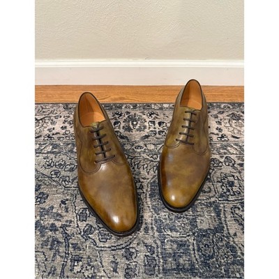 NEW! John Lobb Men s 10 Saint Crepin 2005 Lace Up Oxford Leather Dress Shoe