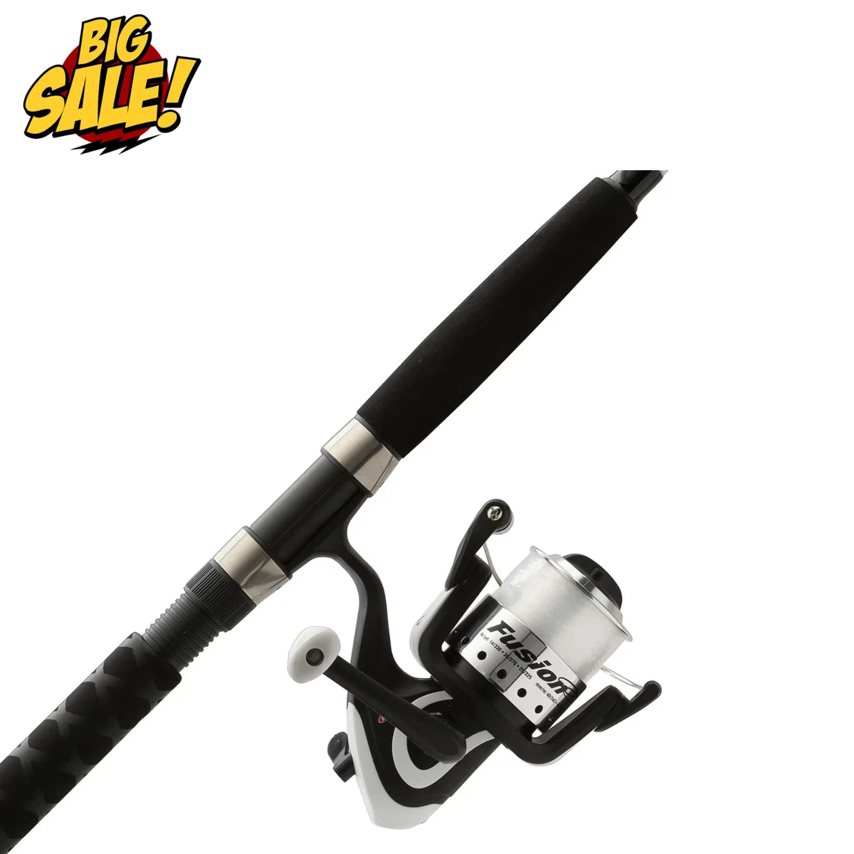 all black fishing pole BlacktipH 30-50lb Standup Fishing Rod in Carbon Fiber Wrap