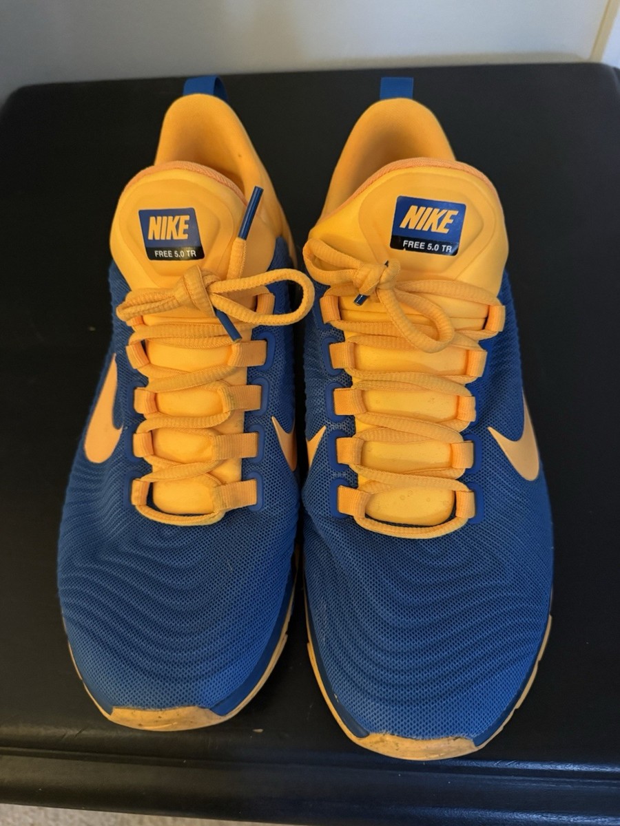 Nike Free 5.0 TR Blue Yellow Men display picture 1