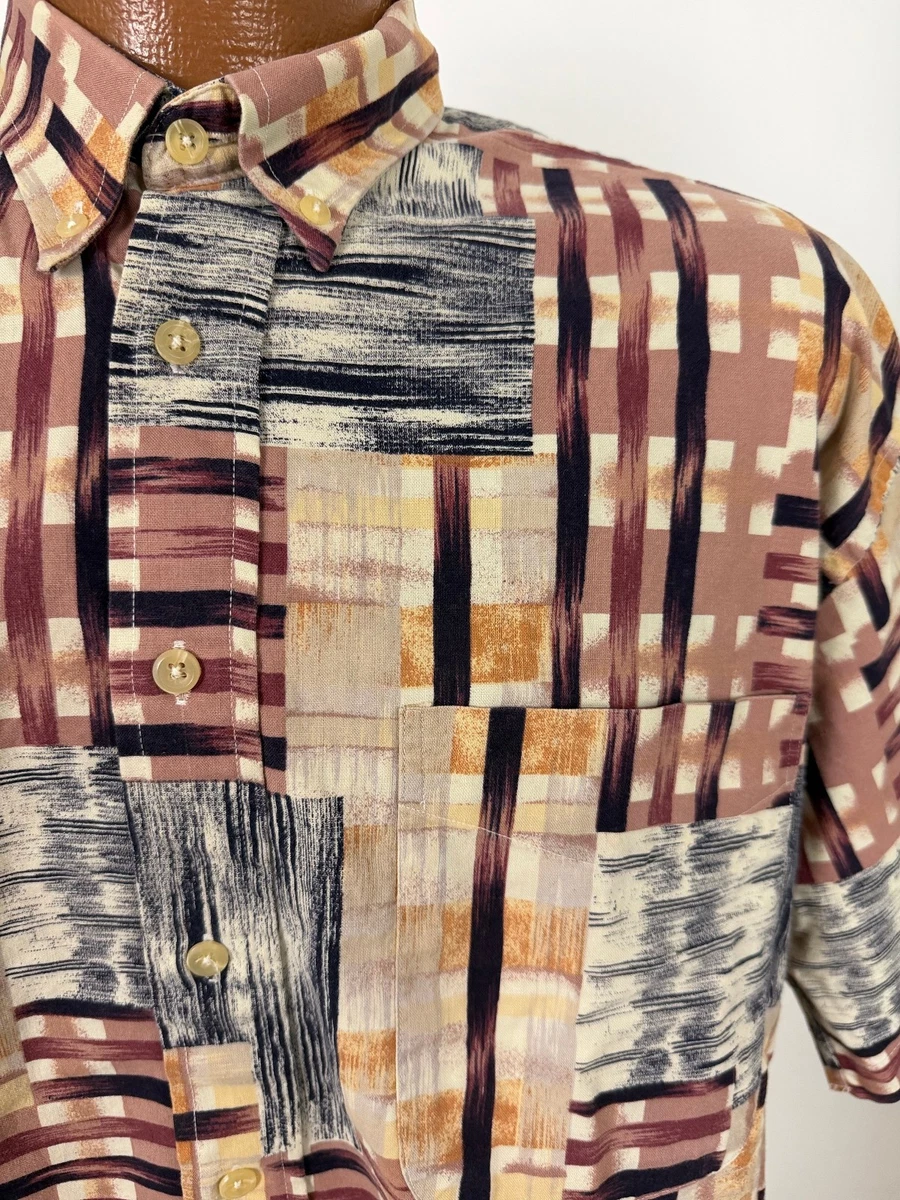 Natural Issue Short Sleeve Button-Up Casual Button-Down Shirts for