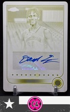 Dereck Lively 2022 Topps Chrome McDonald's 1/1 Auto Printing Plates Yellow Duke
