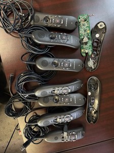 Lot of 7 Nuance PowerMic Microphones - As Is/for Parts