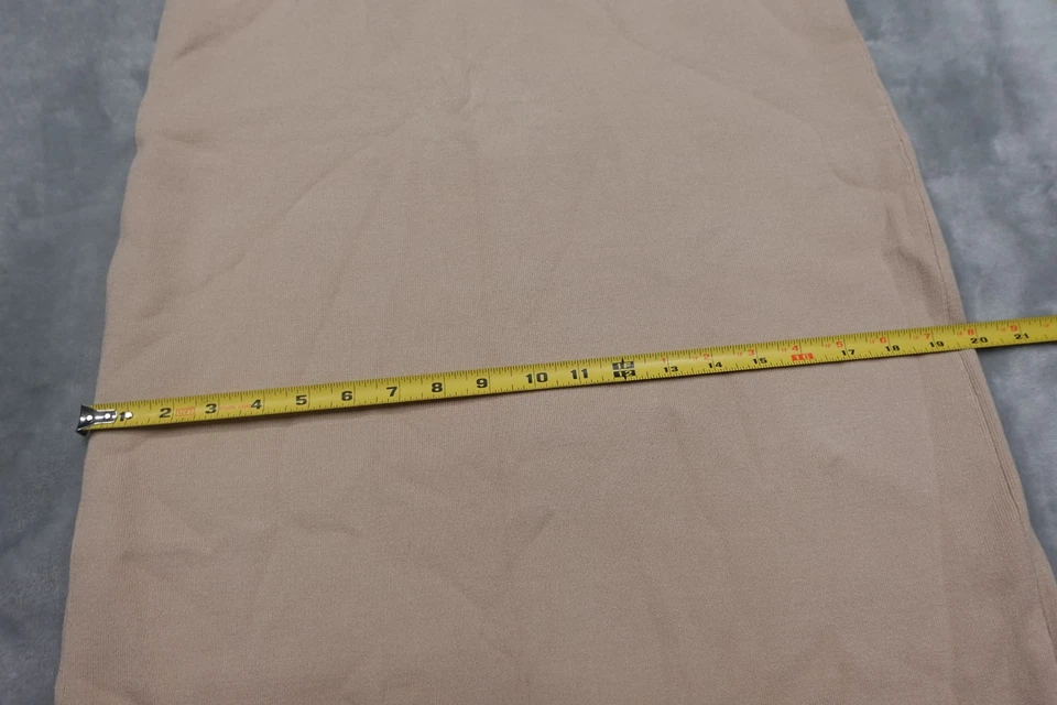 Falda Larga Atelier Victoria's Secret X Altuzarra S Beige Punto Fino Gancho y Ojo Foto 4 de 4